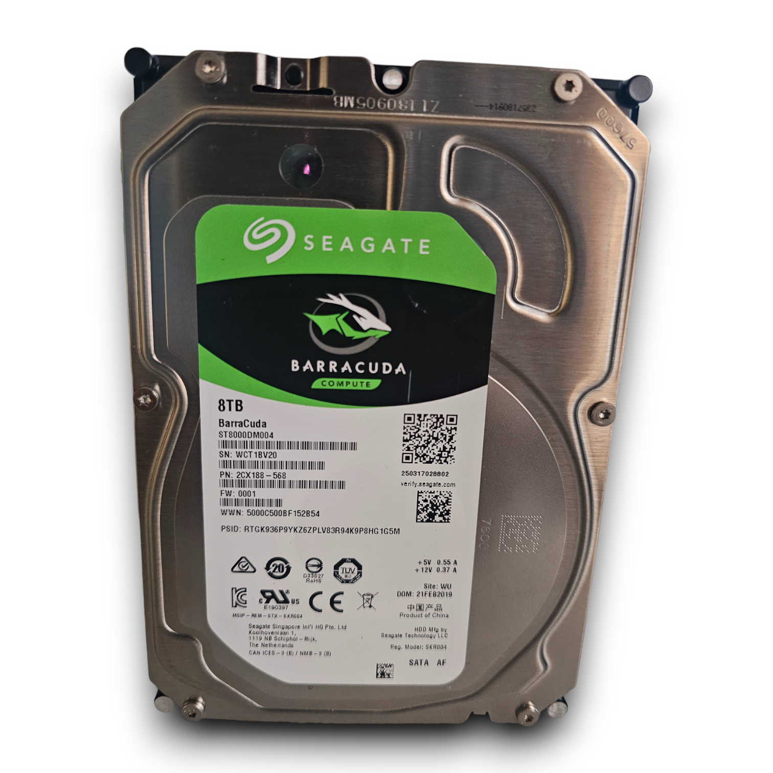 HDD  8TB  ジャンク  SEAGATE BarraCuda SEAGATE BARRACUDA 8TB 5.4K 6Gbps 3.5